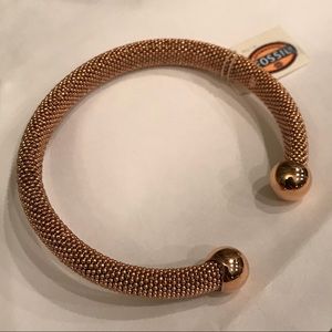 Fossil Heritage Rose Gold Bracelet / Bangle